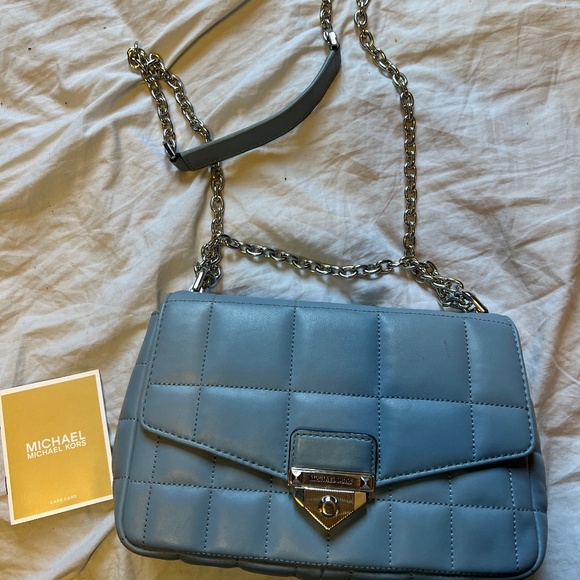 Authentic Michael Kors SoHo Large Quilted Leather Shoulder Bag - Picture 1 of 5